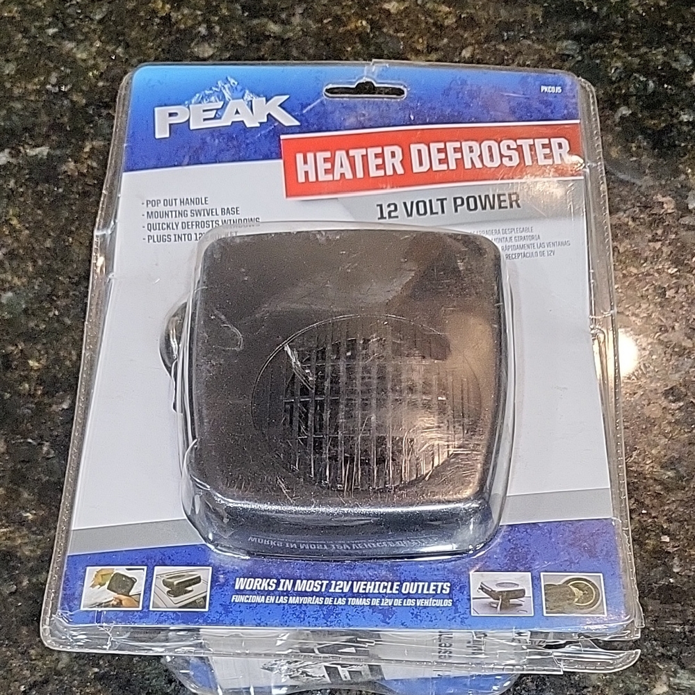 NIB Peak Heater Defroster 12 Volt Power